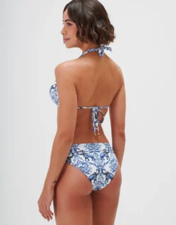 Zuri Banded Hipster Bikini Pant - Porcelain