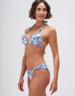 Zuri Banded Hipster Bikini Pant - Porcelain